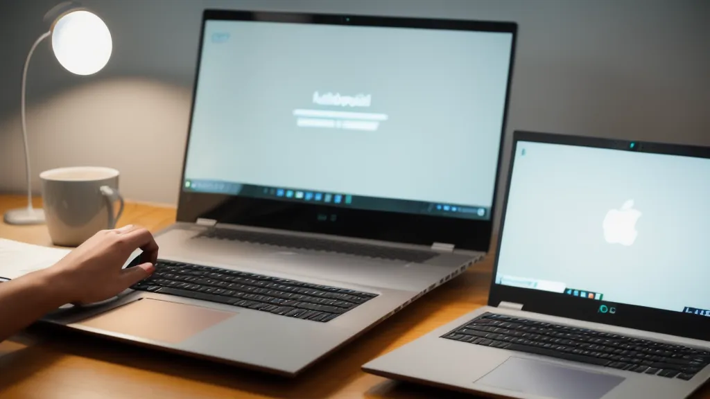 Laptop mit KI-Führerschein-Kursmodulen und handschriftlichen Notizen zur HR-Digitalisierung am Arbeitsplatz