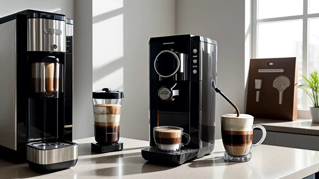 Nahaufnahme einer Kaffeemaschine im Büro als Symbol für den informellen Austausch.